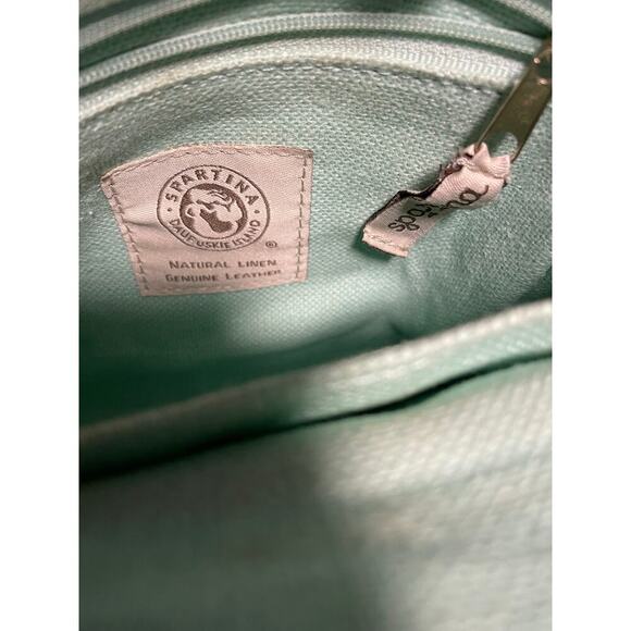 Spartina small black and white patterned crossbody bag - Picture 9 of 11